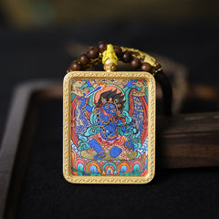 Acalanatha Thangka Necklace, Daily Series