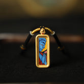 Medicine Buddha Thangka Necklace, Daily Series