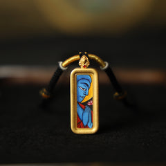 Medicine Buddha Thangka Necklace, Daily Series