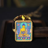 Sakyamuni Buddha Thangka Necklace, Master Series
