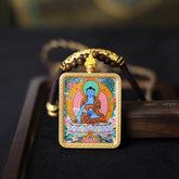 Medicine Buddha Thangka Necklace, Daily Series
