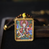 Moonlight Water Avalokiteshvara Thangka Necklace, Master Series