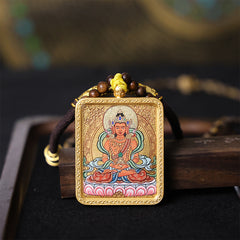 Amitayus Thangka Necklace, Master Series