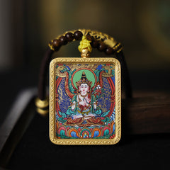 Akashagarbha Bodhisattva Thangka Necklace, Daily Series