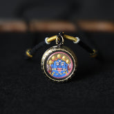 Black Jambhala Thangka Necklace, Daily Series
