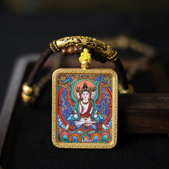 Vairocana Buddha Thangka Necklace, Daily Series