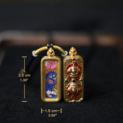 Black Jambhala Thangka Necklace, Daily Series