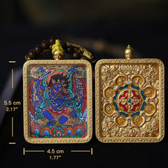 Acalanatha Thangka Necklace, Daily Series