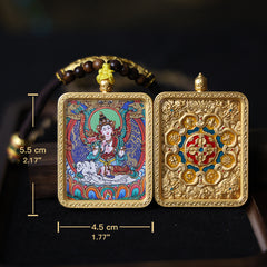 Samantabhadra Bodhisattva Thangka Necklace, Daily Series