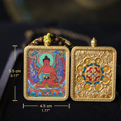 Amitabha Buddha Thangka Necklace, Daily Series