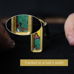 Green Tara Thangka Necklace, Daily Series