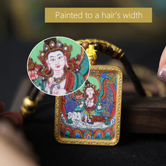 Samantabhadra Bodhisattva Thangka Necklace, Daily Series