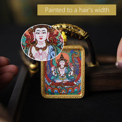 Four-Armed Avalokiteshvara Thangka Necklace, Daily Series