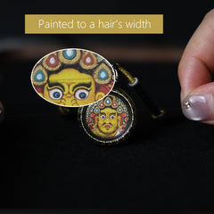 Yellow Jambhala Thangka Necklace, Master Series