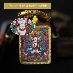 Vairocana Buddha Thangka Necklace, Daily Series