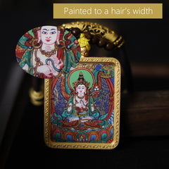 Akashagarbha Bodhisattva Thangka Necklace, Daily Series