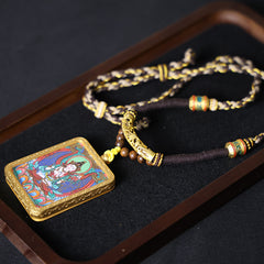 Akashagarbha Bodhisattva Thangka Necklace, Daily Series