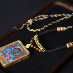 Acalanatha Thangka Necklace, Daily Series