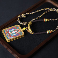 Four-Armed Avalokiteshvara Thangka Necklace, Daily Series