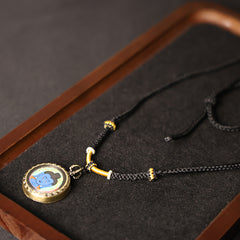 Medicine Buddha Thangka Necklace, Daily Series