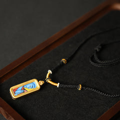 Medicine Buddha Thangka Necklace, Daily Series
