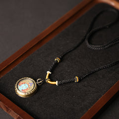 Green Tara Thangka Necklace, Master Series