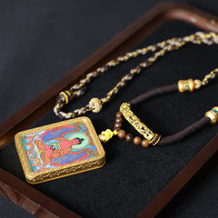 Amitabha Buddha Thangka Necklace, Daily Series