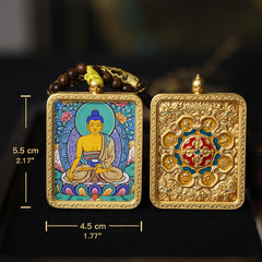 Sakyamuni Buddha Thangka Necklace, Master Series