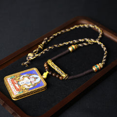 Manjushri Thangka Necklace - Master Series