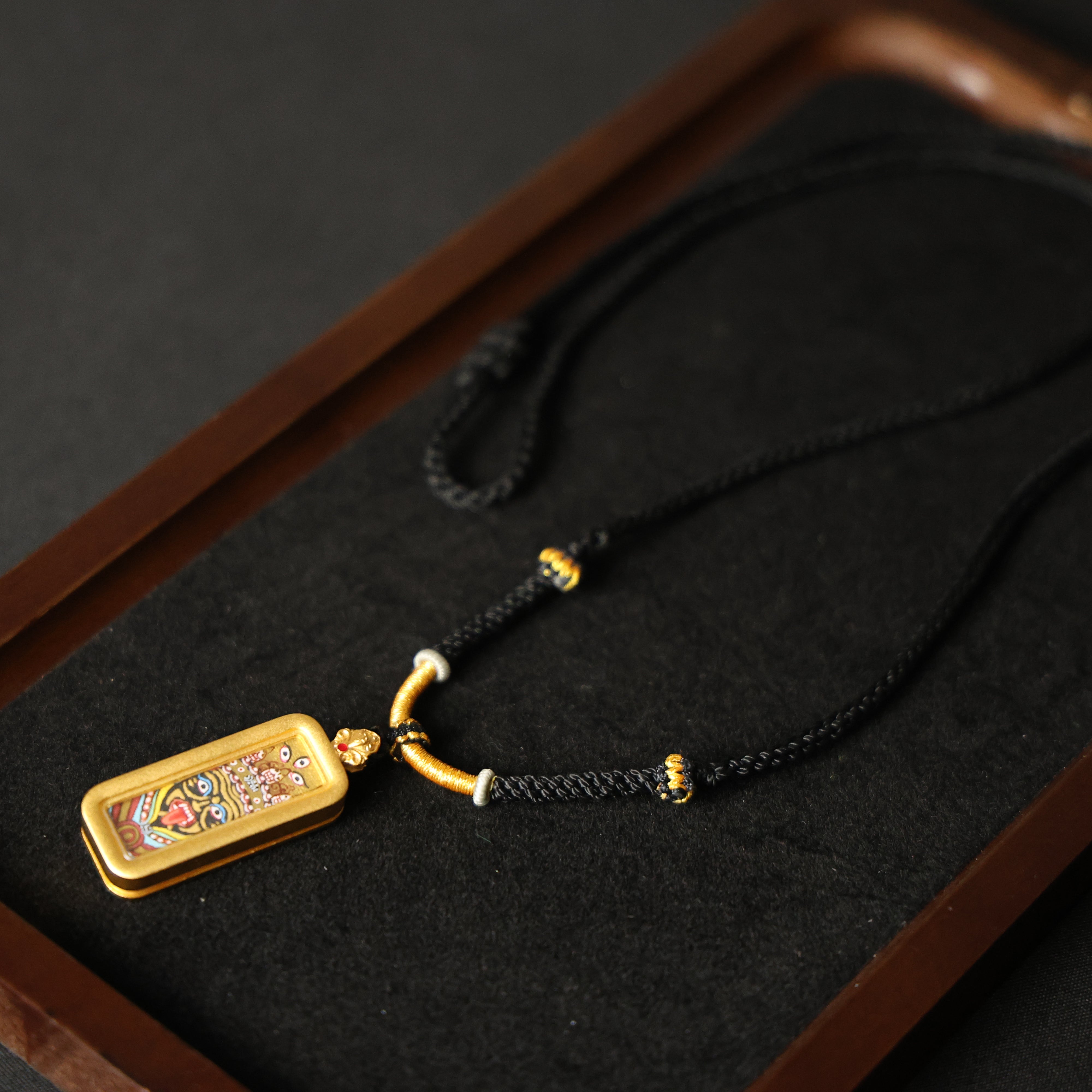 Zhaxi Ram Thangka Necklace, Daily Series