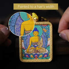 Sakyamuni Buddha Thangka Necklace, Master Series