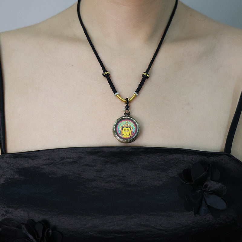 Manjushri Thangka Necklace, Daily Series