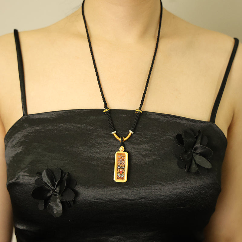 Zhaxi Ram Thangka Necklace, Daily Series