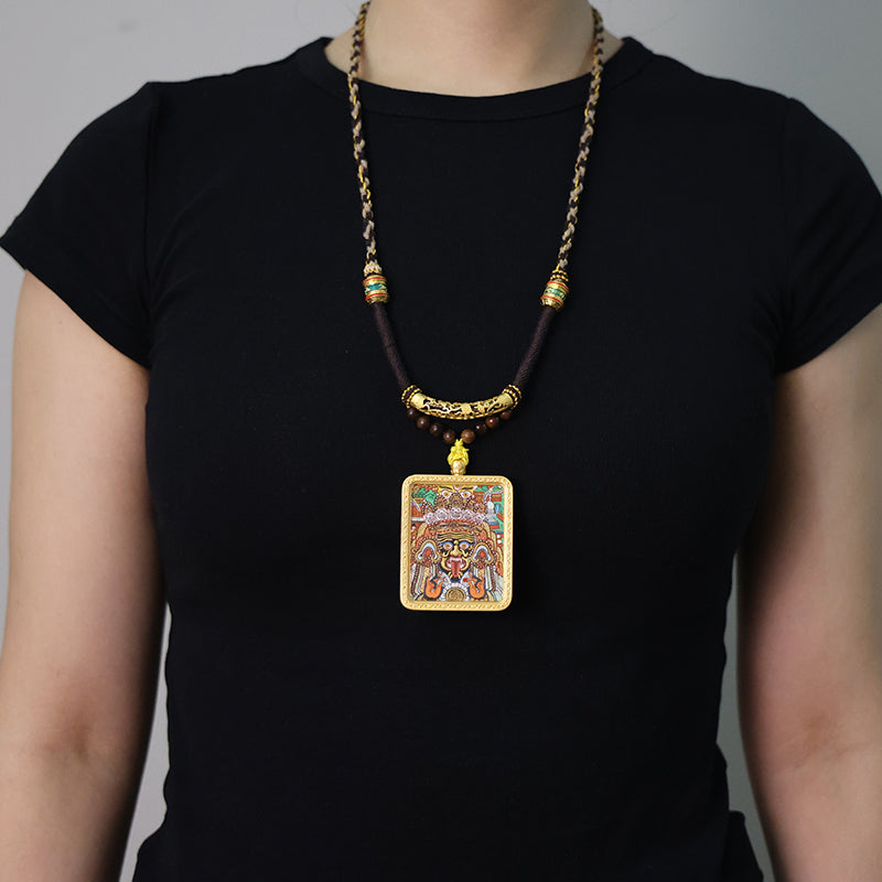 Zaki Ram Thangka Necklace, Daily Series